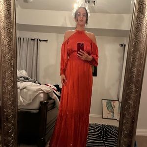 NWT PAID ALMOST $600 bohemian maxi dress SILK